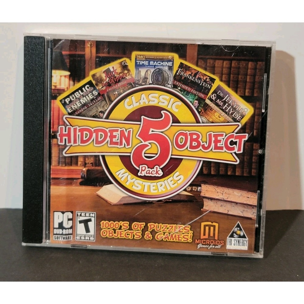 Hidden‎ Object 5 Pack: Classic Mysteries PC Game Collection